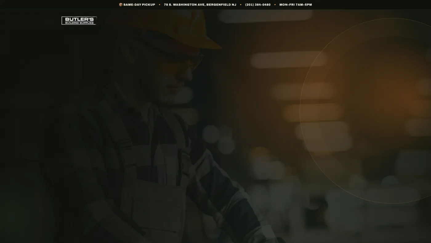 WordPress redesign for Butler's Hardware store