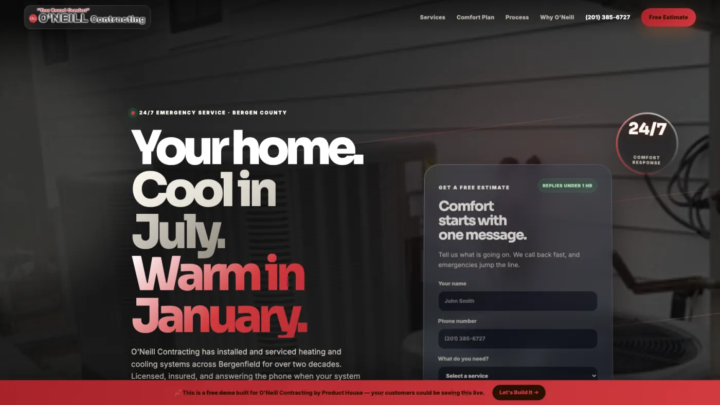 WordPress redesign for O'Neill Premium